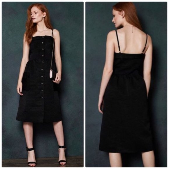 Ted Baker London Dresses & Skirts - TED BAKER Octovia  Button Strap Midi Dress